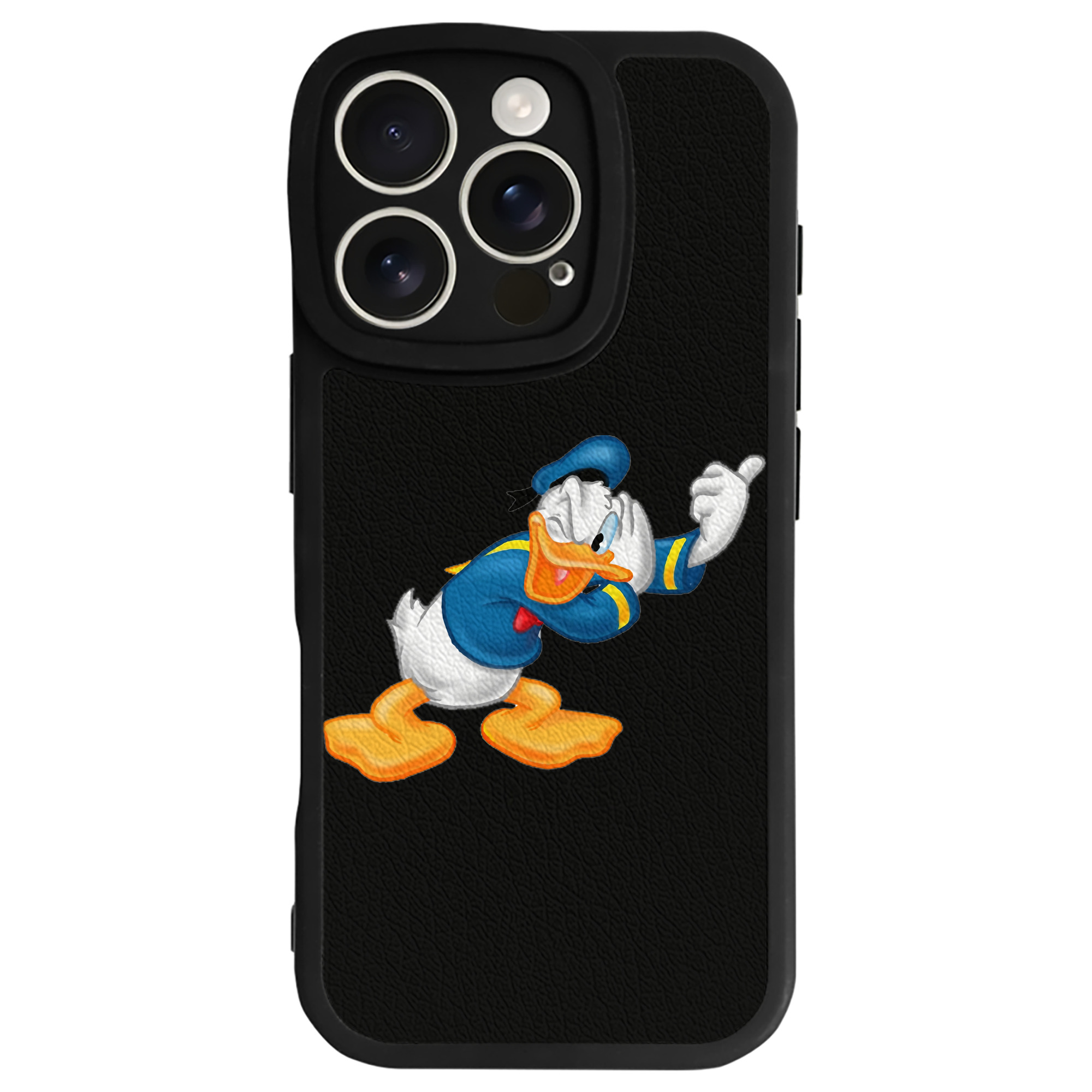 （画像用） ミッキーマウス Mickey Mouse 【iPhone 16シリーズ対応】シリコンスマホケース（レザー調） 材質：シリコン